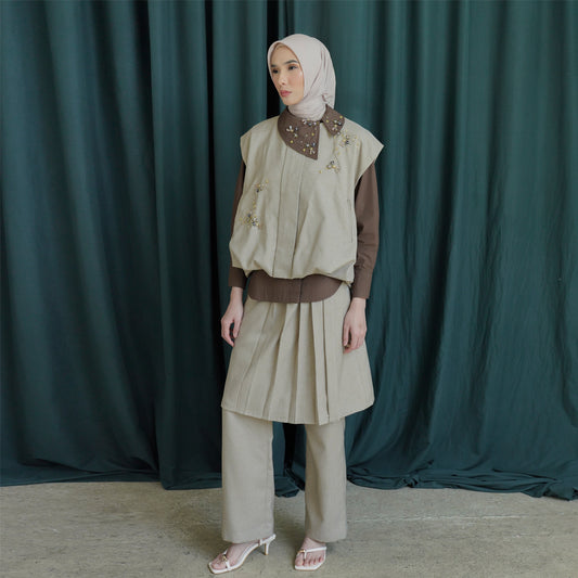 Venda Vest Travertine Brown