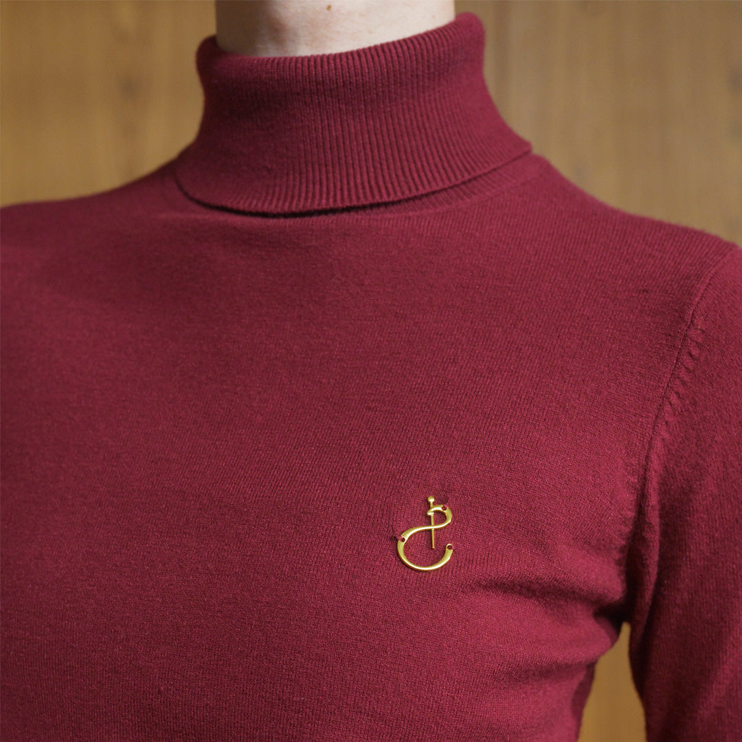 Nafa Turtleneck Dark Ruby