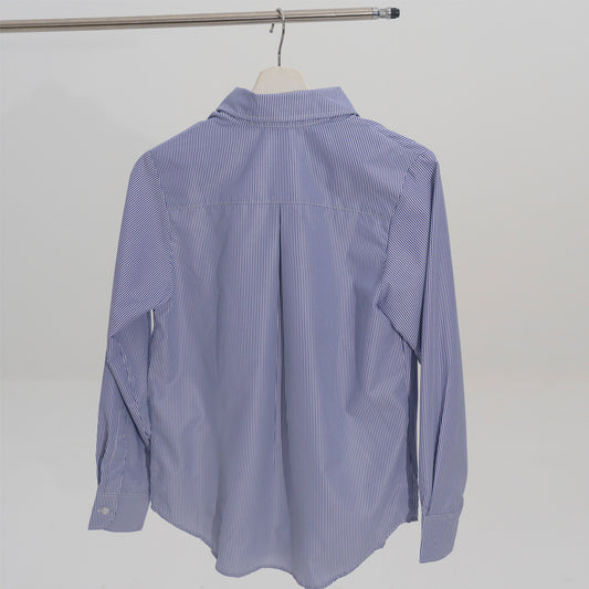 Finqya Top Stripe Royal Blue