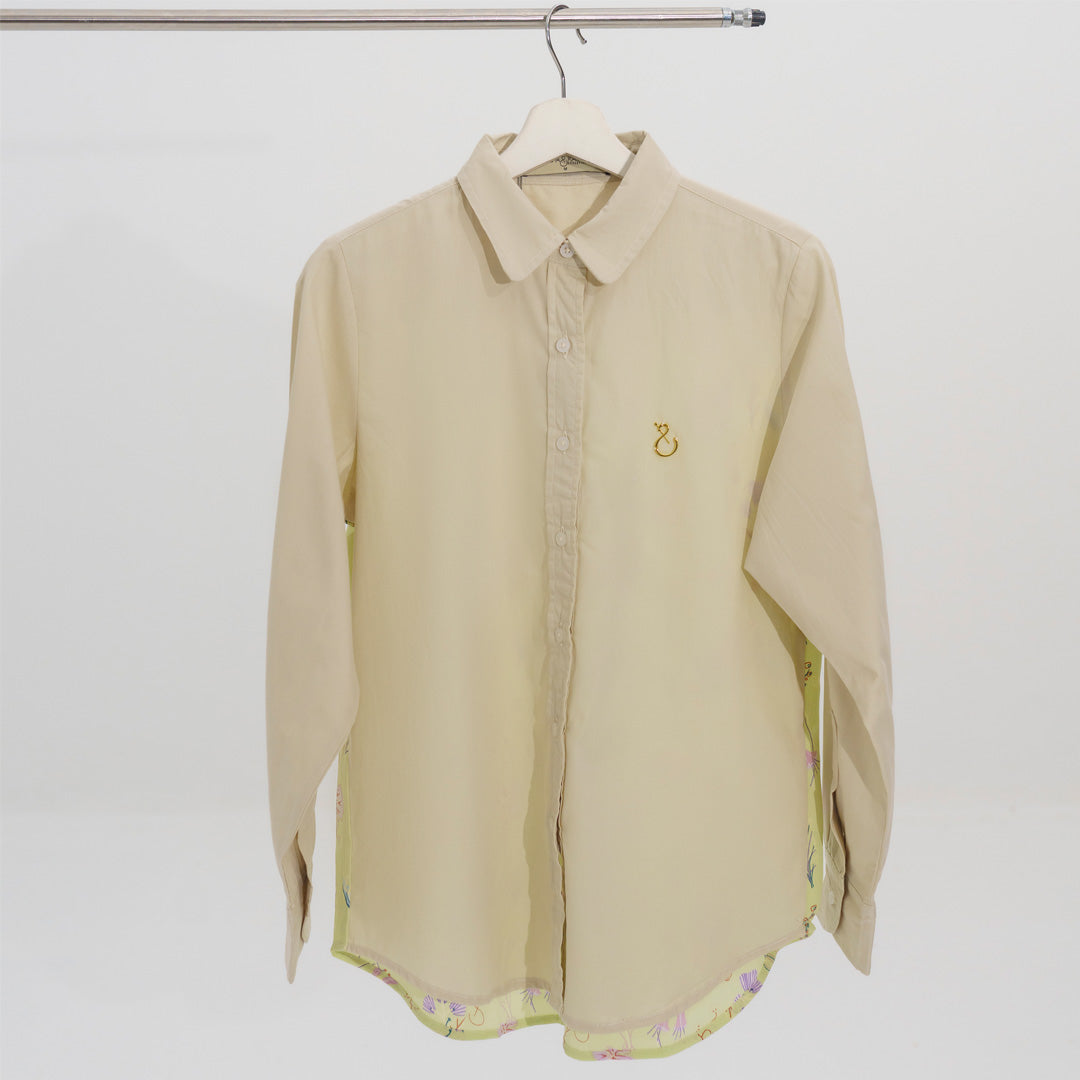 Athaya Top Creme Green Two Tone