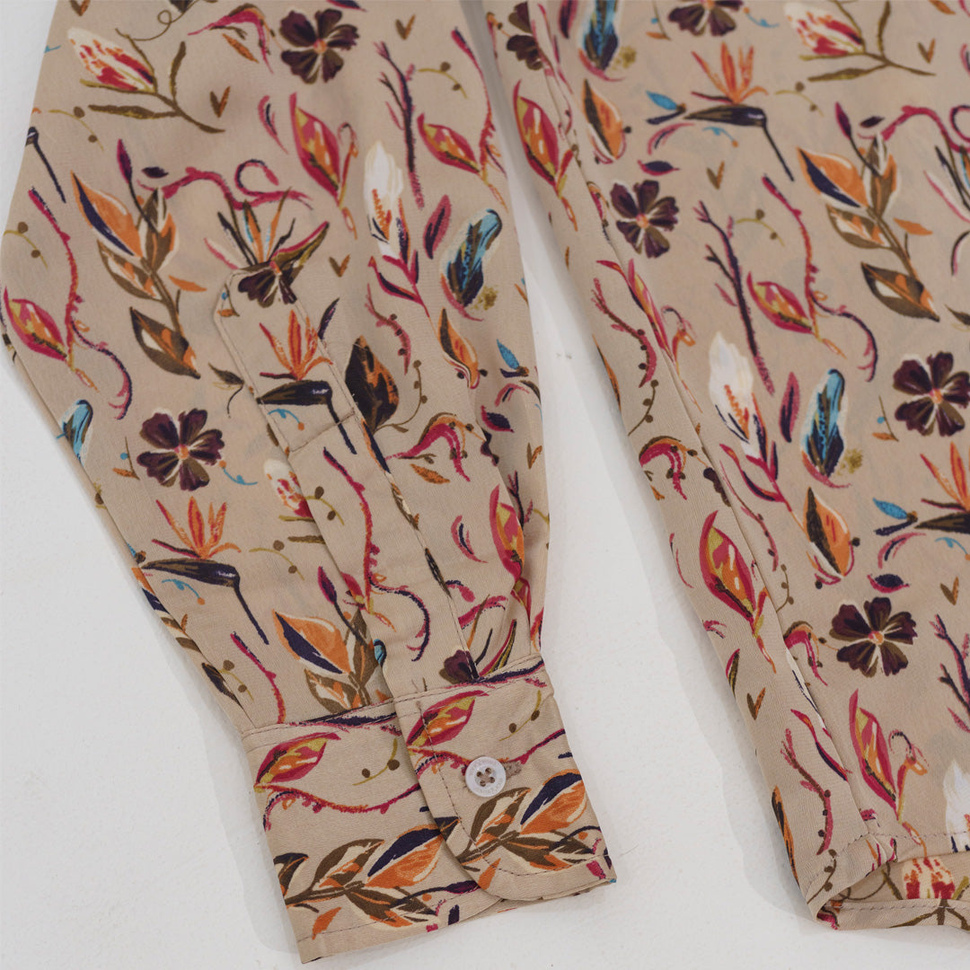 Athaya Top Floral Pale Peach