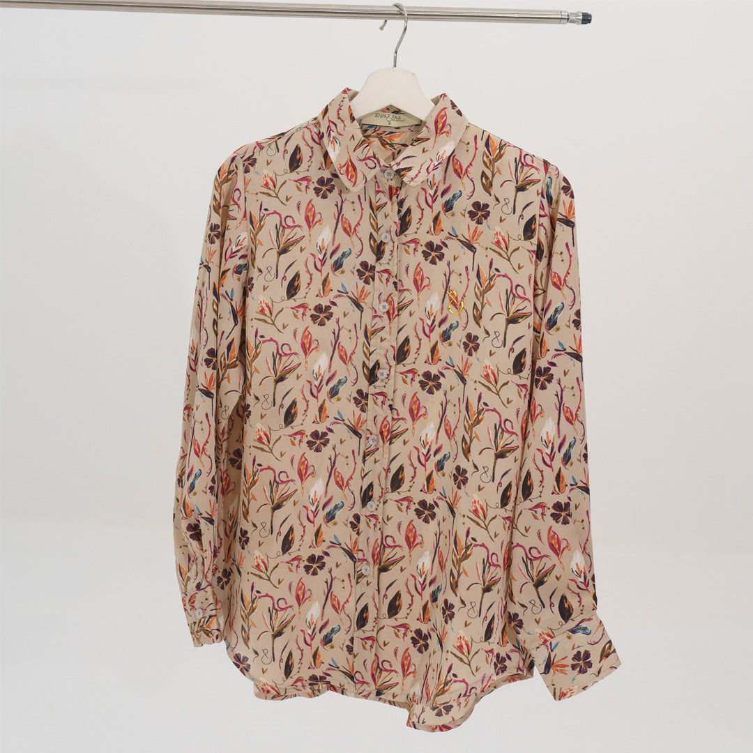 Athaya Top Floral Pale Peach