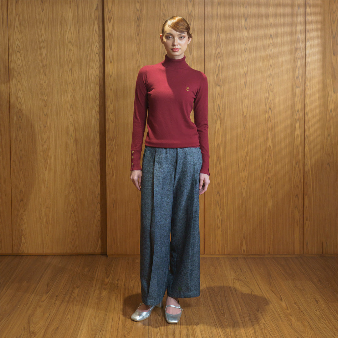 Nafa Turtleneck Dark Ruby