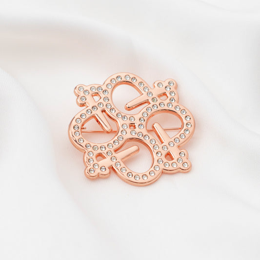 Jane Brooch Rose Gold