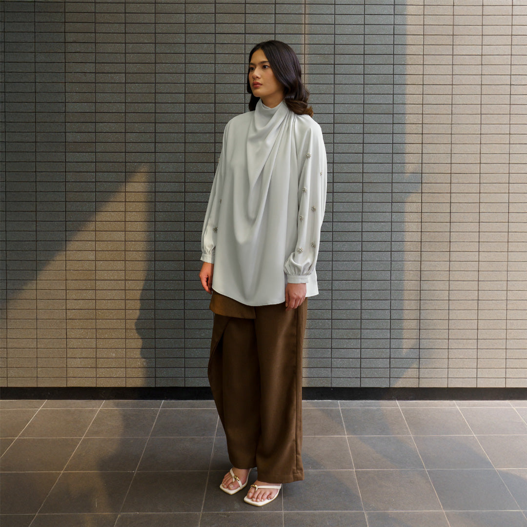 Alleva Top Seafoam