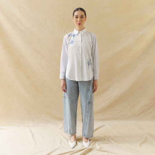 Raine Top Sapphire Blue