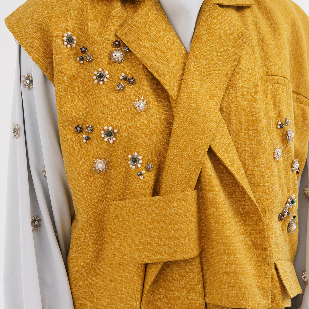 Berlyn Vest Mustard
