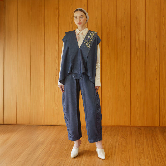 Ragini Vest Dark Denim