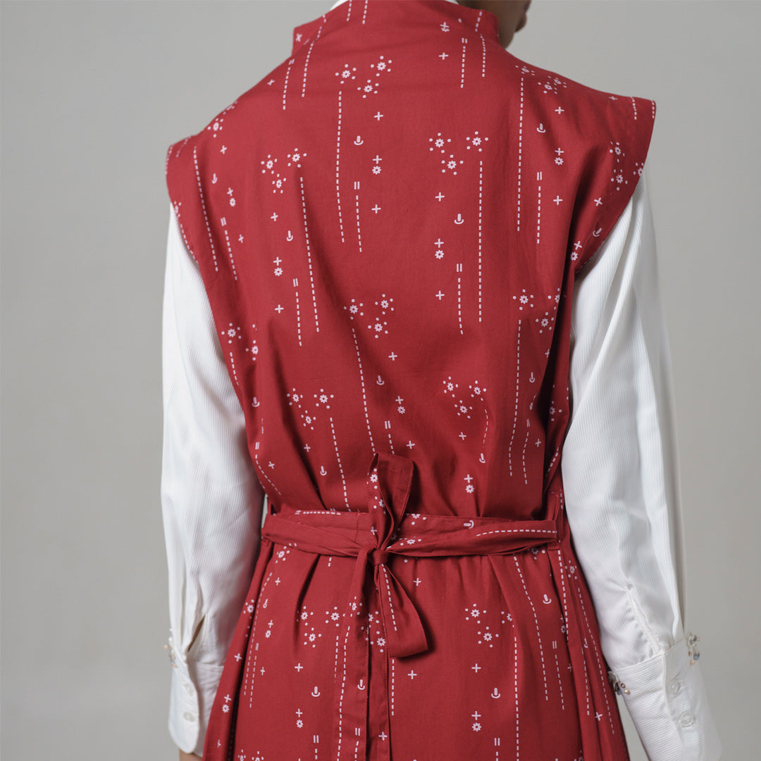 Renjana Encim Klasik Tunic Red