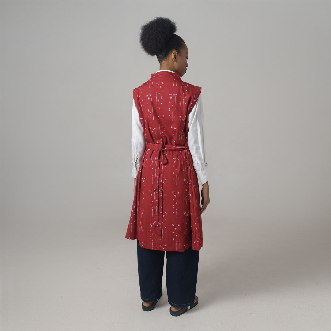 Renjana Encim Klasik Tunic Red