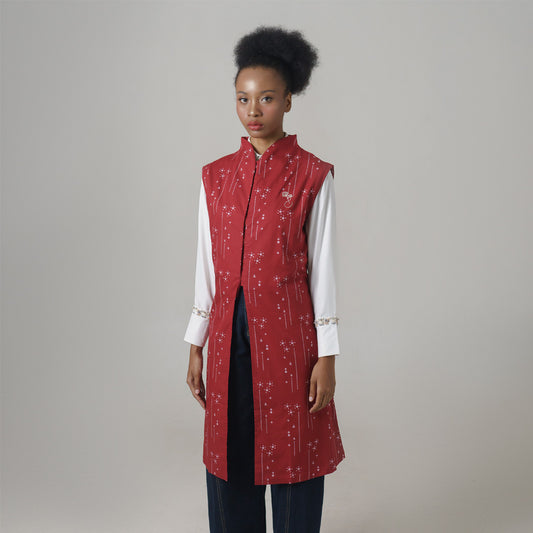 Renjana Encim Klasik Tunic Red