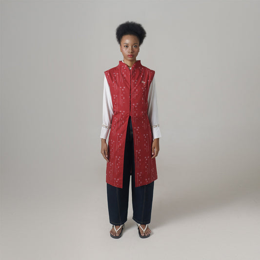 Renjana Encim Klasik Tunic Red