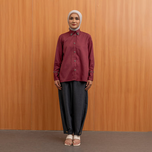 Efra Top Burgundy