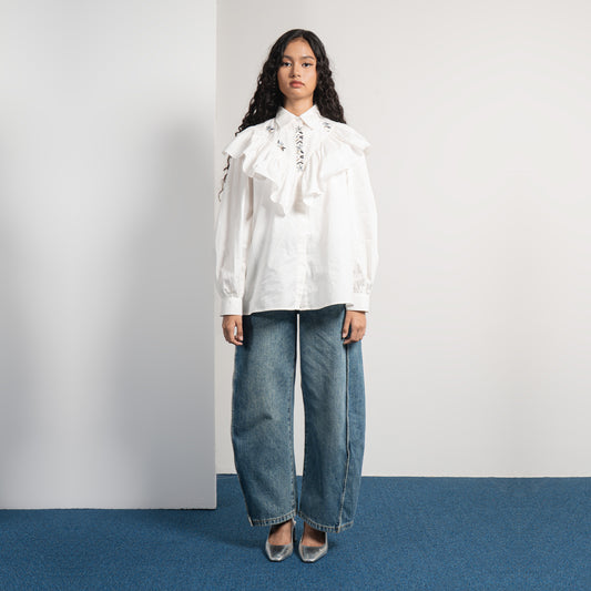 Bria Top Broken White