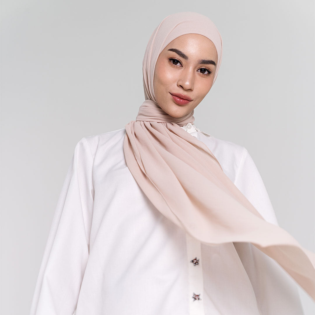 Ideline Pashmina Pale Khaki