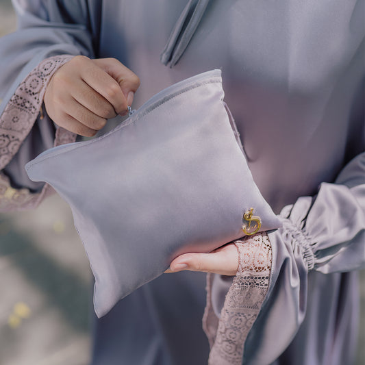 Audry Abaya Prayer Set Silver