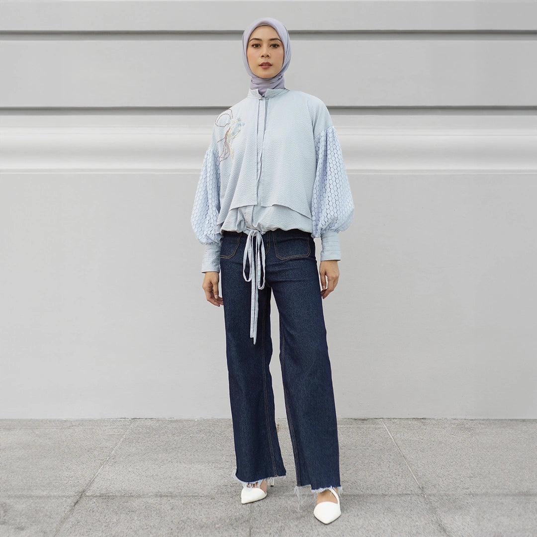 Arelle Top Ash Blue