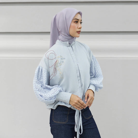 Arelle Top Ash Blue