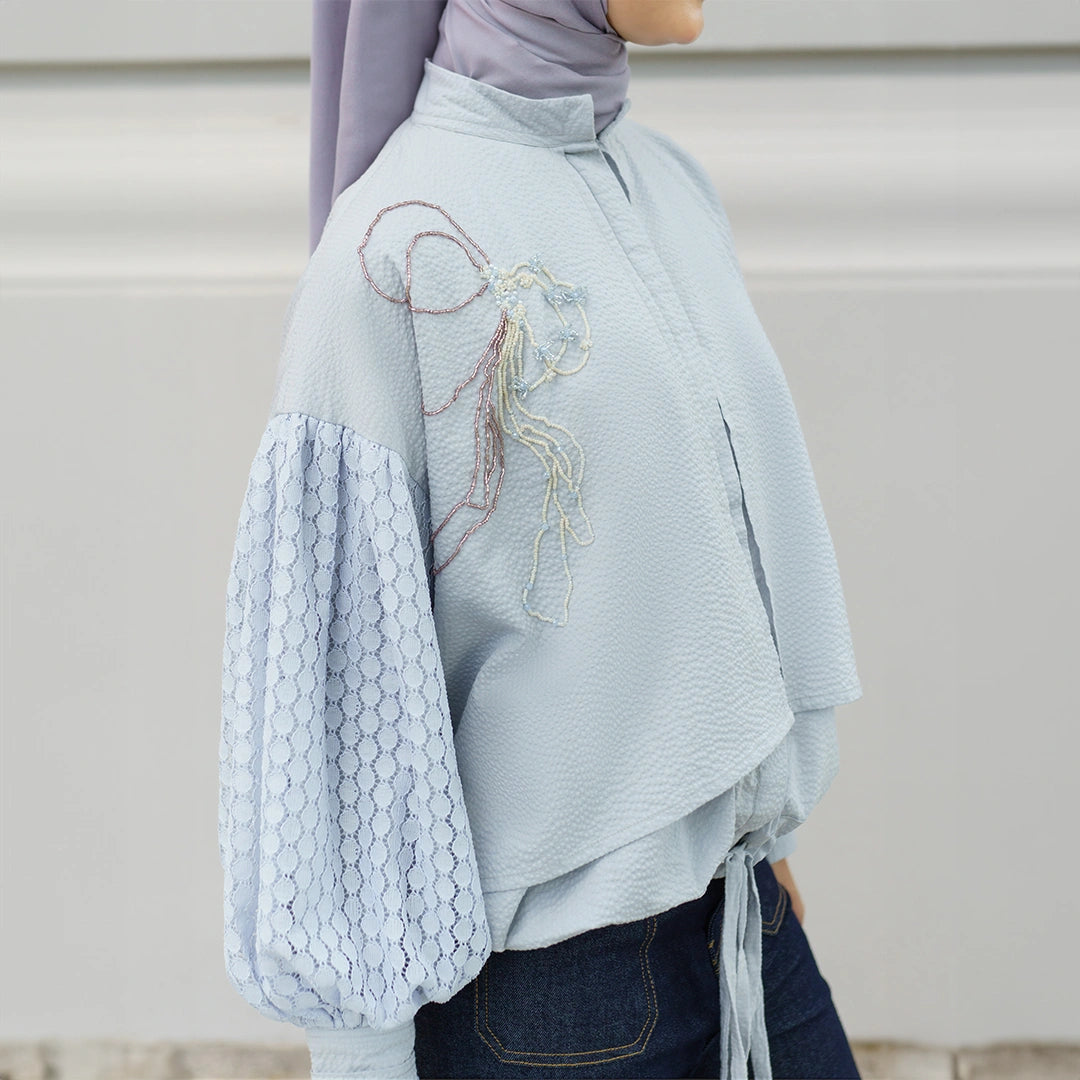 Arelle Top Ash Blue