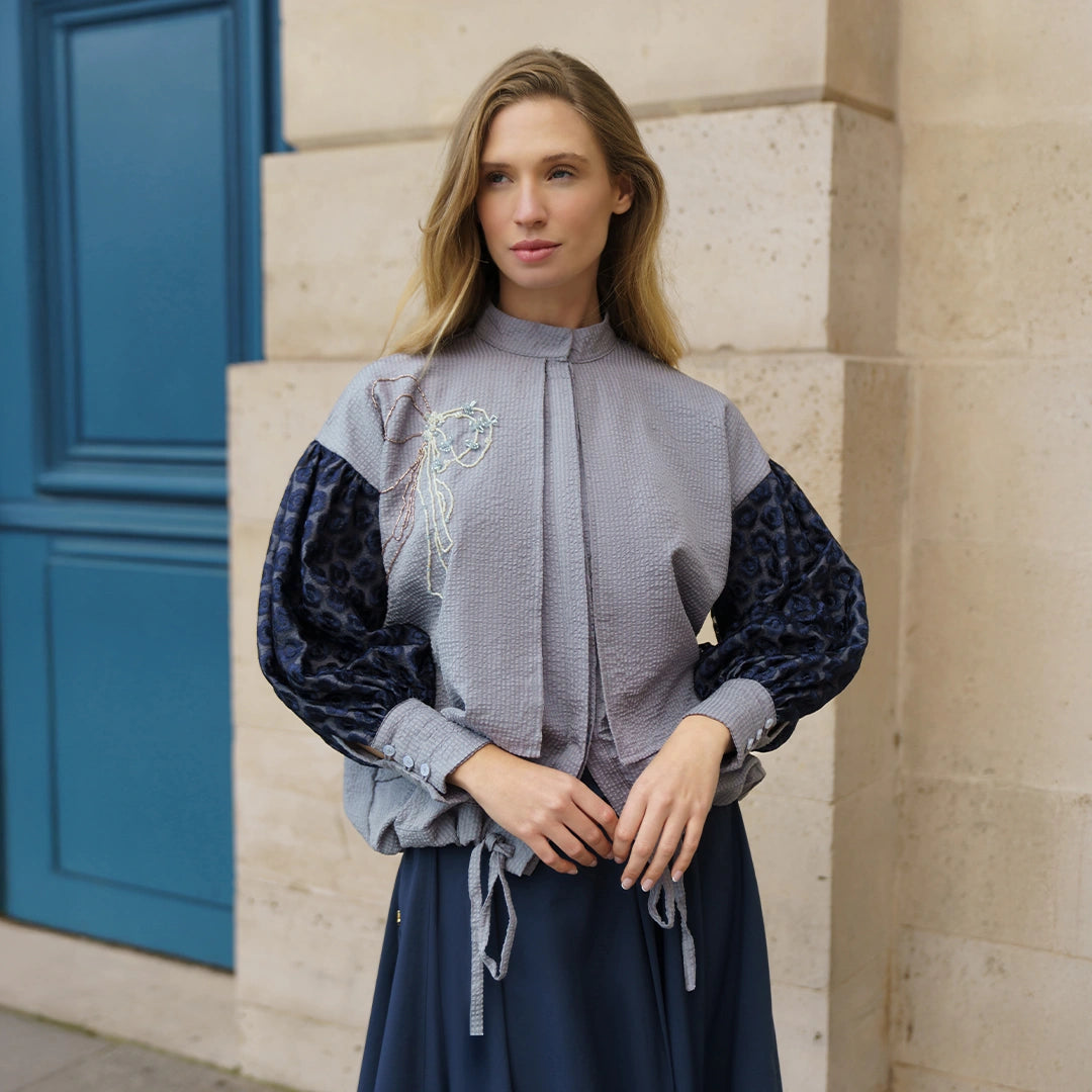 Arelle Top Grey