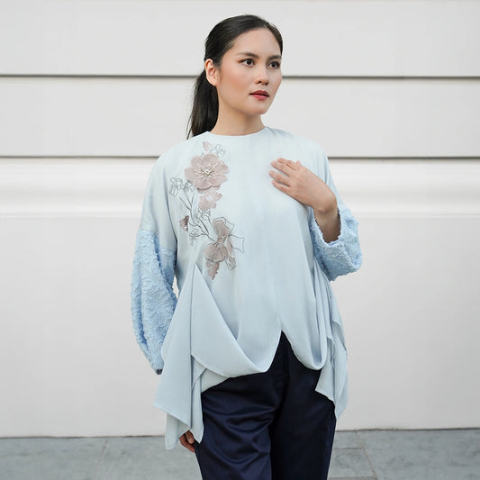 Asela Top Ash Blue