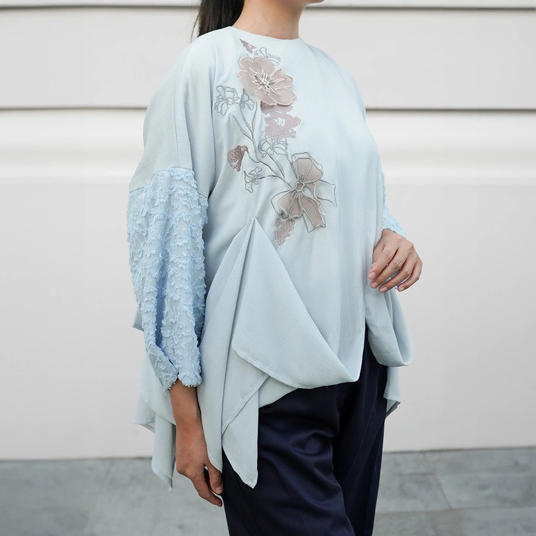 Asela Top Ash Blue