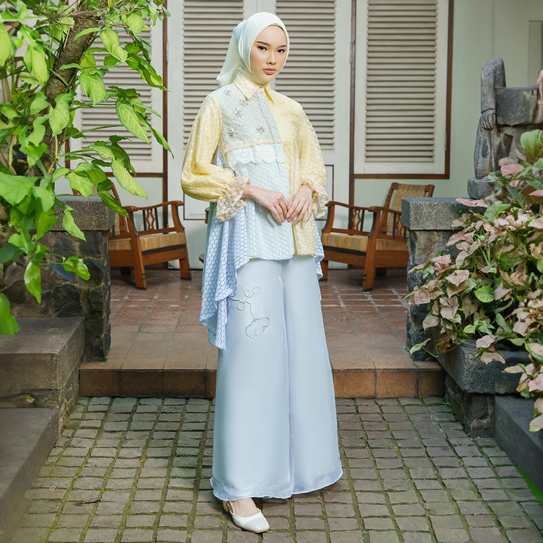 Asteria Top Pale Yellow