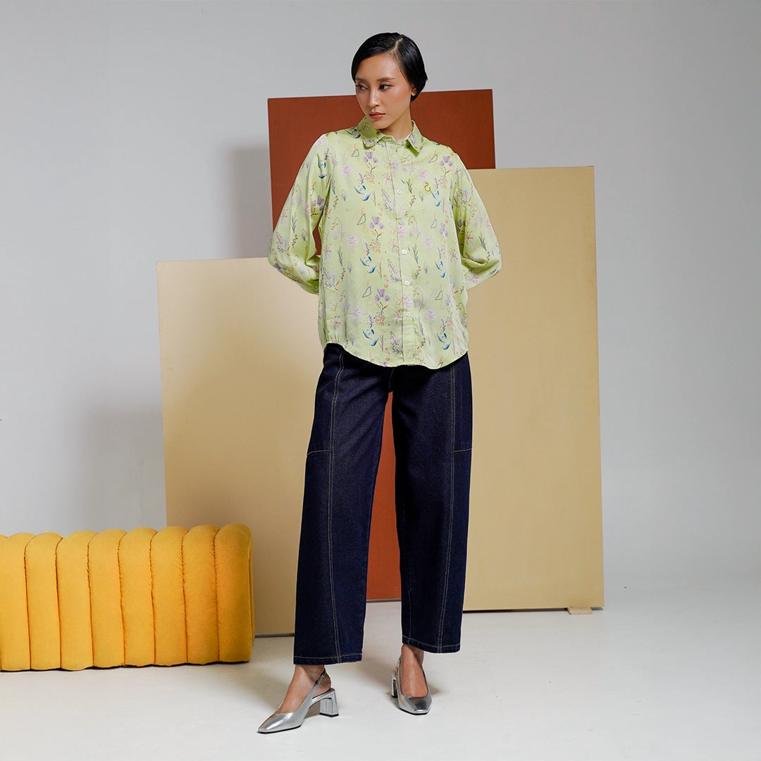Athaya Top Massicot Lime Green