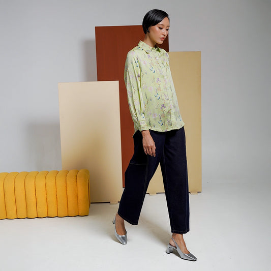 Athaya Top Massicot Lime Green