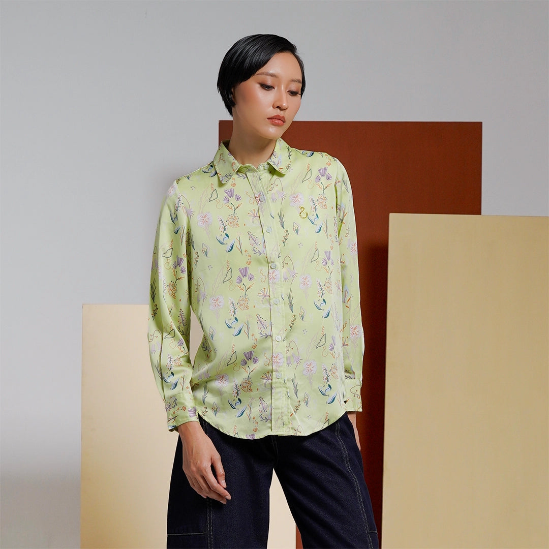 Athaya Top Massicot Lime Green