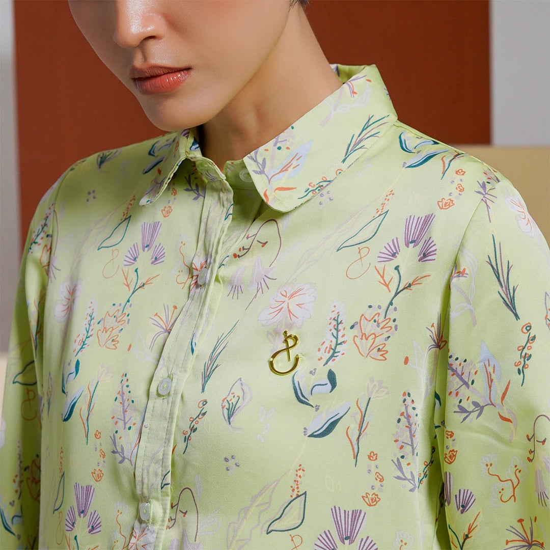 Athaya Top Massicot Lime Green