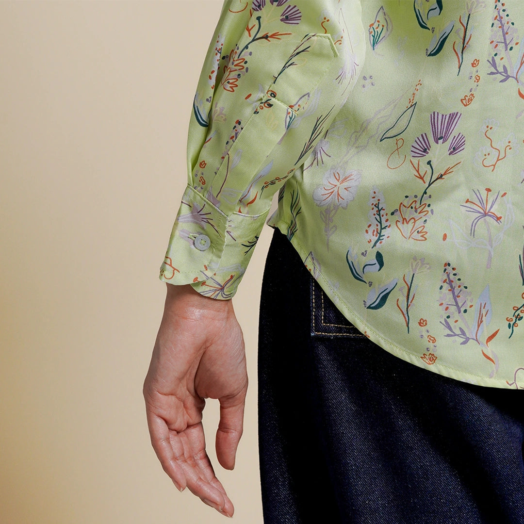 Athaya Top Massicot Lime Green