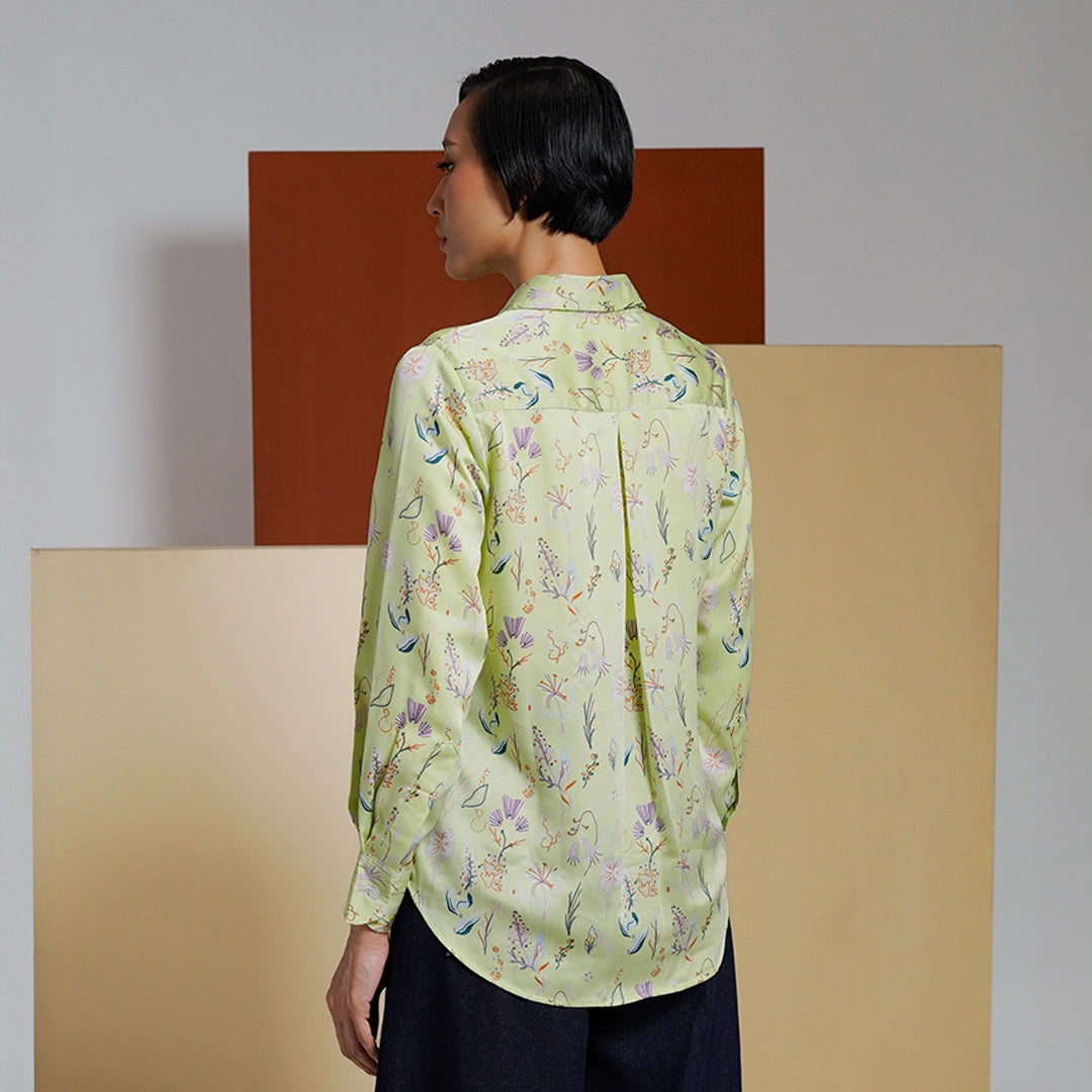 Athaya Top Massicot Lime Green