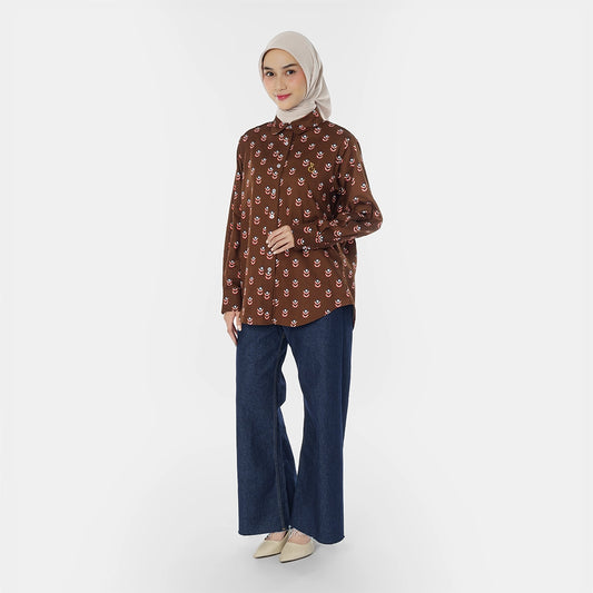 Athaya Top Reddish Brown