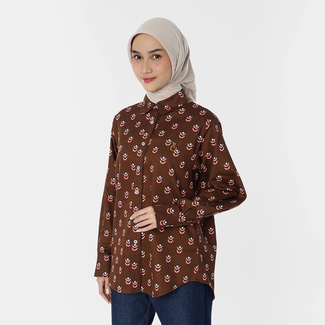 Athaya Top Reddish Brown