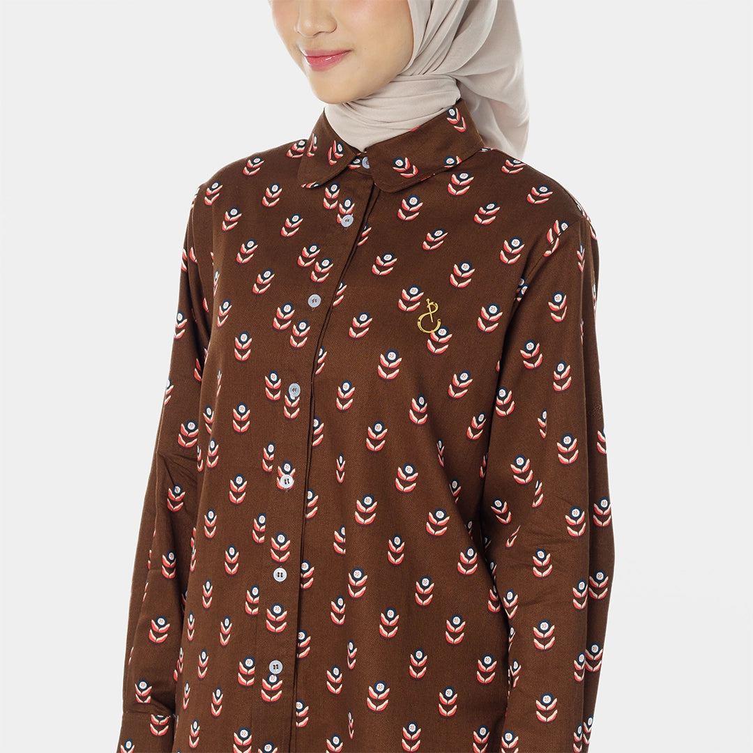 Athaya Top Reddish Brown