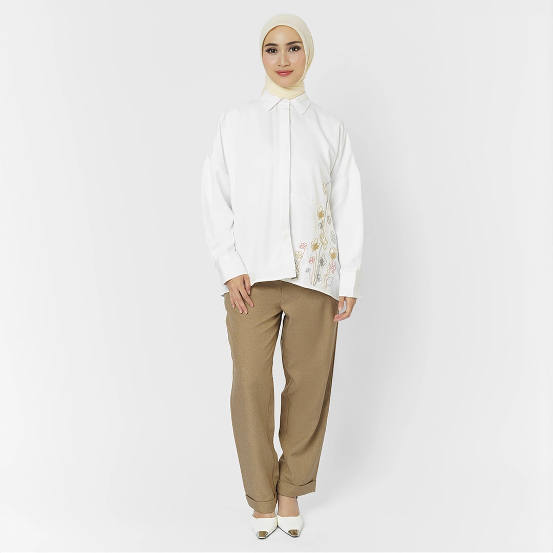 Azalea Top Broken White
