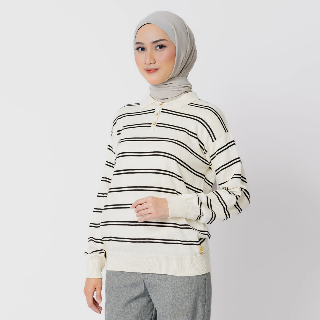 Camille Knitt Broken White
