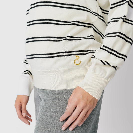 Camille Knitt Broken White