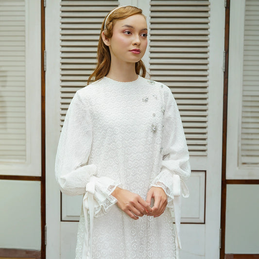 Celia Dress Broken White