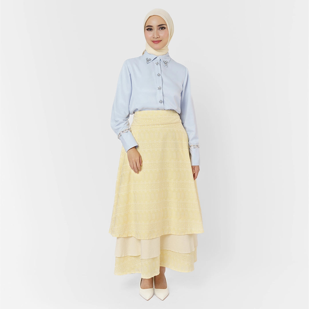 Daisy Skirt Pale Yellow