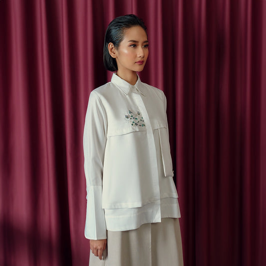 Daiva Top Broken White