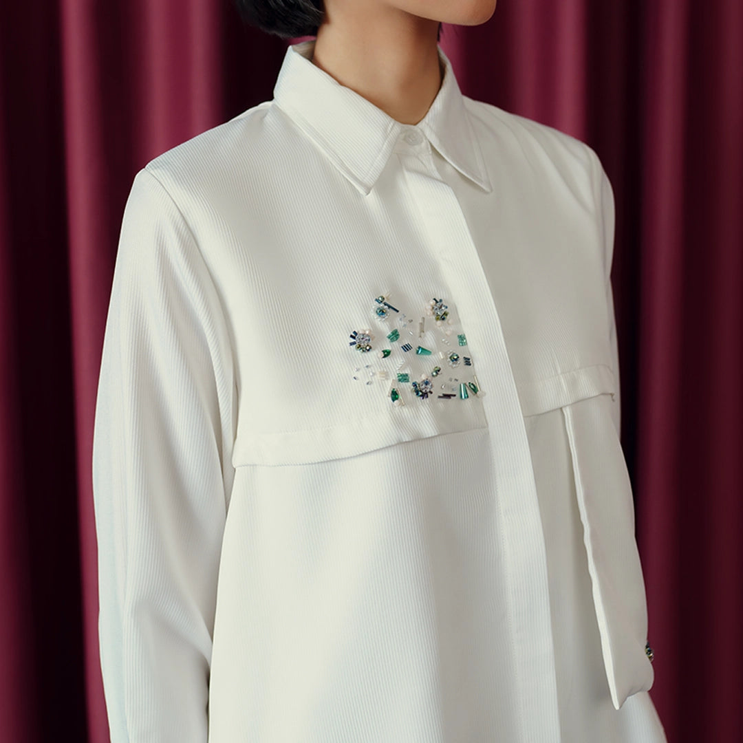Daiva Top Broken White