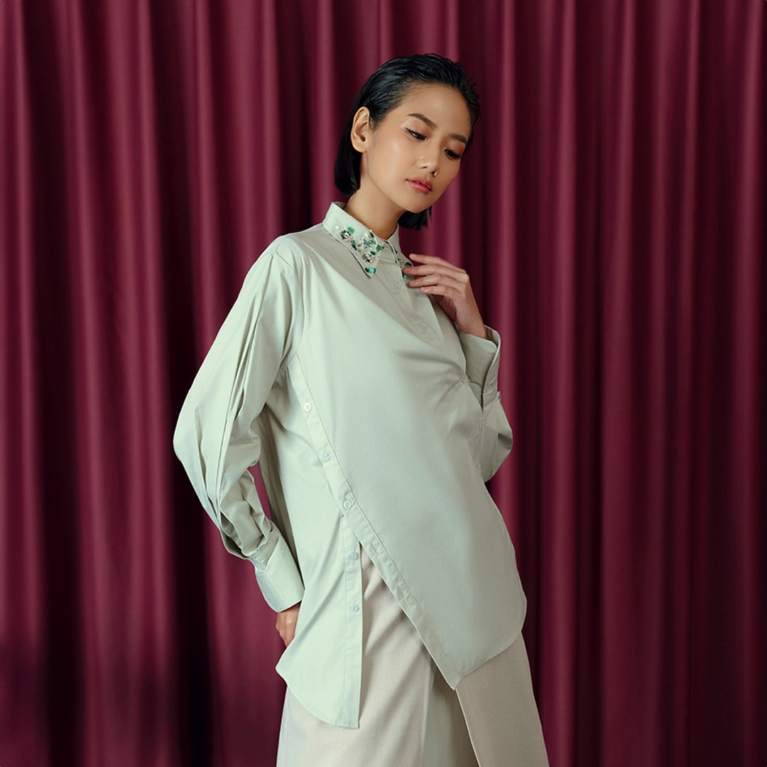 Devira Top Eucalyptus Green