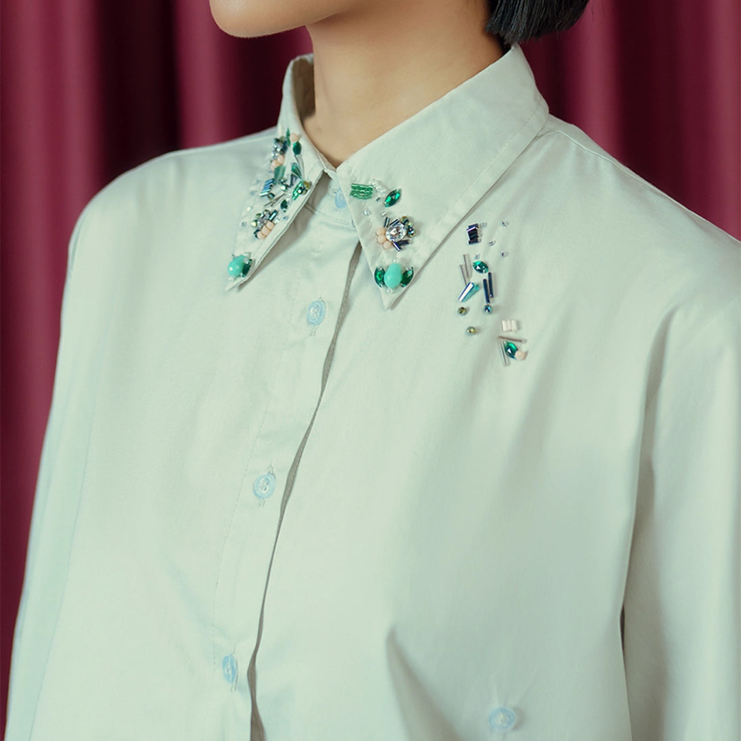 Devira Top Eucalyptus Green