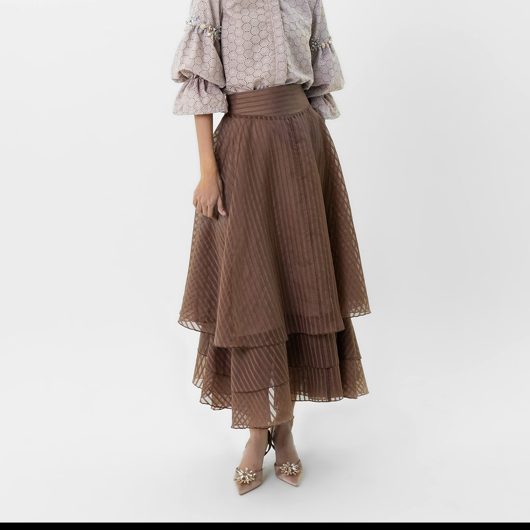 Diandra Skirt Cinnamon Brown