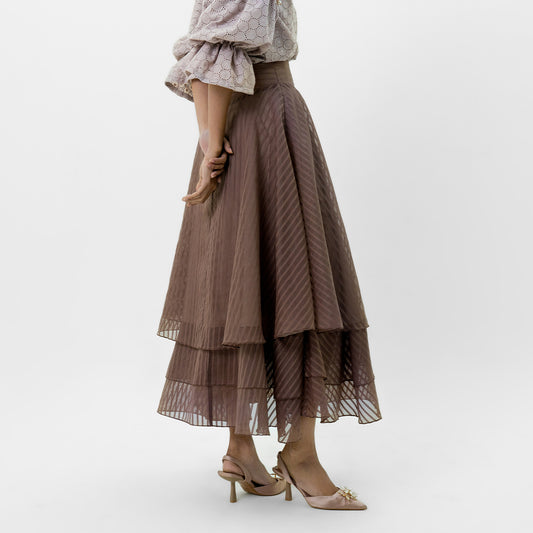 Diandra Skirt Cinnamon Brown