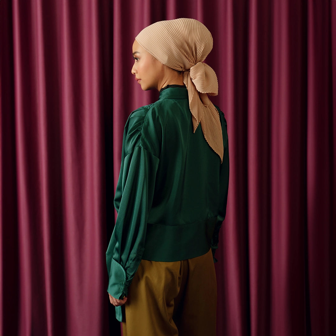 Driana Top Emerald Green
