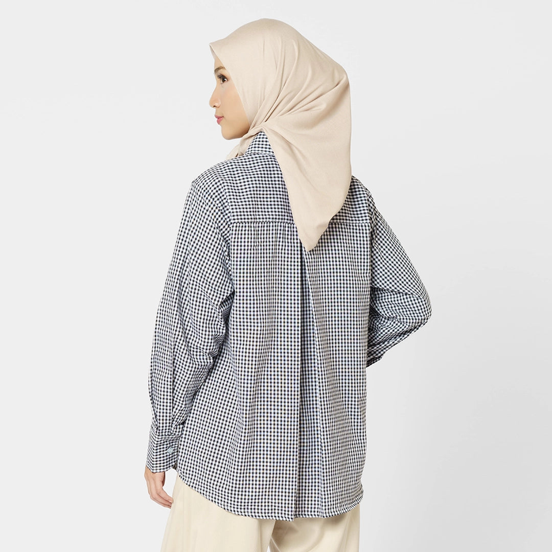 Finqya Top Gingham Phantom