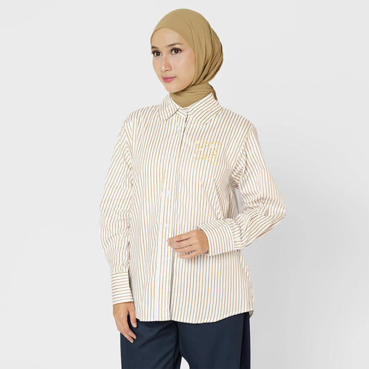 Finqya Top Stripe Caramel